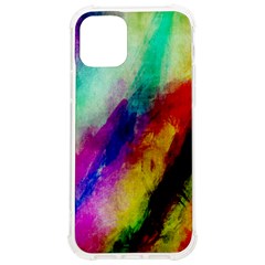 Colorful Abstract Paint Splats Background Iphone 12/12 Pro Tpu Uv Print Case by Proyonanggan