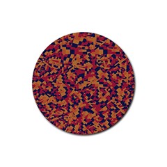 Kaleidoscope Dreams  Rubber Round Coaster (4 Pack) by dflcprintsclothing