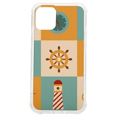 Nautical Elements Collection Iphone 12 Mini Tpu Uv Print Case	 by Bangk1t