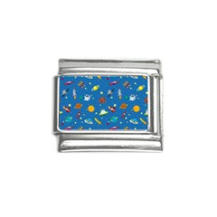 Space Rocket Solar System Pattern Italian Charm (9mm) by Bangk1t