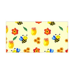 Seamless Background Honey Bee Wallpaper Texture Yoga Headband by Bangk1t