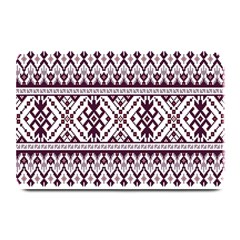 Illustration Ukrainian Folk Seamless Pattern Ornament Plate Mats