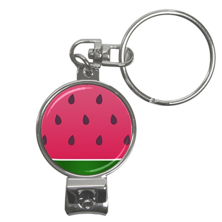 Watermelon Fruit Summer Red Fresh Food Healthy Nail Clippers Key Chain