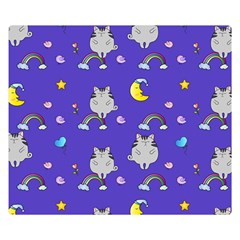 Texture Pattern Seamless Rainbow Background Dream Two Sides Premium Plush Fleece Blanket (small) by pakminggu