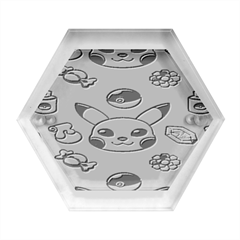 Pikachu Hexagon Wood Jewelry Box by artworkshop