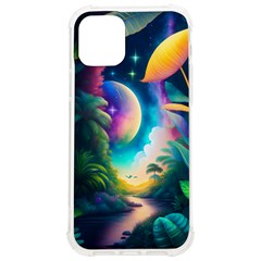 Jungle Moon Light Plants Space Iphone 12/12 Pro Tpu Uv Print Case