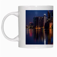 Seaside River White Mug by artworkshop