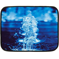Water Blue Wallpaper Fleece Blanket (mini) by artworkshop