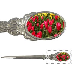 Yellow Pink Red Flowers Letter Opener by artworkshop