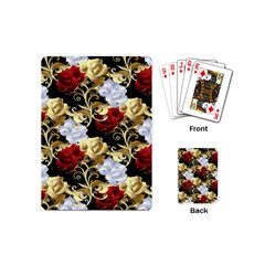 Roses Seamless Pattern Playing Cards Single Design (mini) by Grandong