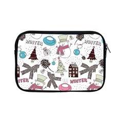 Christmas Themed Collage Winter House New Year Apple Ipad Mini Zipper Cases by Grandong