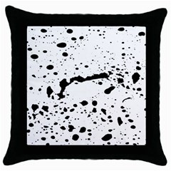 Monochrome Mirage  Throw Pillow Case (black) by dflcprintsclothing