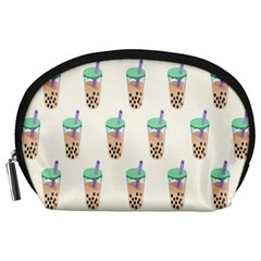 Cute Boba Accessory Pouch (large) by artworkshop