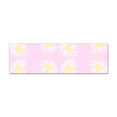 Mazipoodles Bold Daisies Pink Sticker (bumper) by Mazipoodles