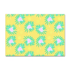 Mazipoodles Bold Daises Yellow Sticker A4 (100 Pack)