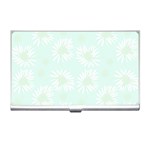 Mazipoodles Bold Daisies Spearmint Business Card Holder