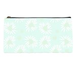 Mazipoodles Bold Daisies Spearmint Pencil Case