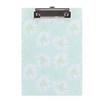 Mazipoodles Bold Daisies Spearmint A5 Acrylic Clipboard