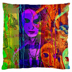 Lou Large Cushion Case (one Side) by MRNStudios