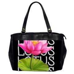 Lotus2 Oversize Office Handbag (two Sides) by RuuGallery10