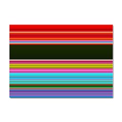 Horizontal Line Colorful Sticker A4 (10 Pack) by Grandong