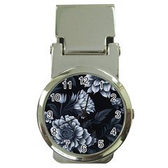 Pattern Flower Design Nature Money Clip Watches by Grandong