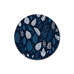 Pattern Flower Texture Rubber Coaster (round)
