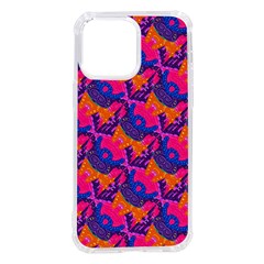 Purple Design Scrapbooking Blue Iphone 14 Pro Max Tpu Uv Print Case