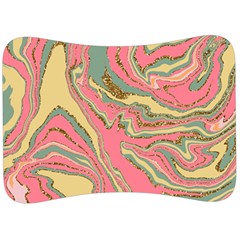 Pattern Glitter Pastel Layer Velour Seat Head Rest Cushion by Grandong