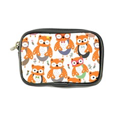 Cute-colorful-owl-cartoon-seamless-pattern Coin Purse by pakminggu