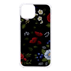 Floral-folk-fashion-ornamental-embroidery-pattern Iphone 13 Tpu Uv Print Case