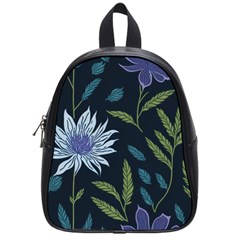 Abstract Floral- Ultra-stead Pantone Fabric School Bag (small) by shoopshirt