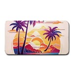 Nature Tropical Palm Trees Sunset Medium Bar Mat 16 x8.5  Bar Mat