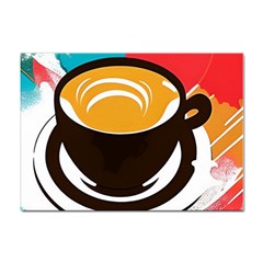 Coffee Tea Cappuccino Sticker A4 (100 Pack)