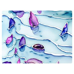 Water Tide Gemstone Two Sides Premium Plush Fleece Blanket (extra Small)