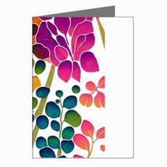 Plants Leaves Colorful Greeting Cards (pkg Of 8)