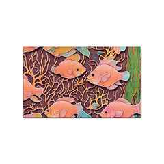 Tropical Fish Sticker Rectangular (100 Pack) by uniart180623