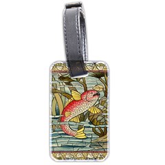 Fish Underwater Cubism Mosaic Luggage Tag (two Sides) by Bedest