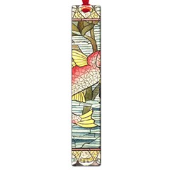 Fish Underwater Cubism Mosaic Large Book Marks by Bedest