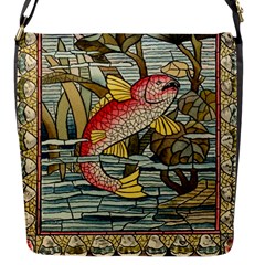 Fish Underwater Cubism Mosaic Flap Closure Messenger Bag (s)