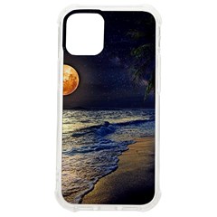 Beautiful Moon Nigh Sky Stars Iphone 12 Mini Tpu Uv Print Case	