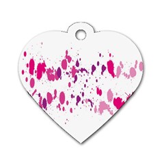 Blot-01  Dog Tag Heart (two Sides) by nateshop