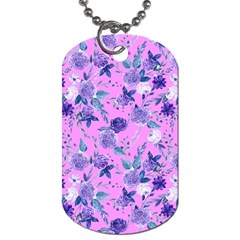 Violet-02 Dog Tag (two Sides) by nateshop