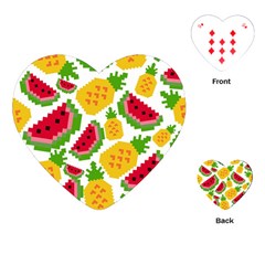 Watermelon -12 Playing Cards Single Design (heart) by nateshop