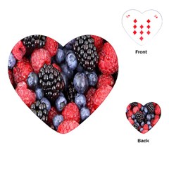 Berries-01 Playing Cards Single Design (heart) by nateshop