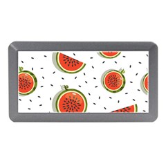 Seamless Background Pattern With Watermelon Slices Memory Card Reader (mini) by pakminggu