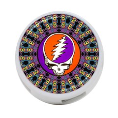 Gratefuldead Grateful Dead Pattern 4-port Usb Hub (two Sides) by Cowasu