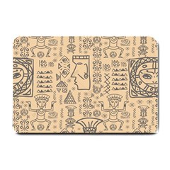 Aztec Tribal African Egyptian Style Seamless Pattern Vector Antique Ethnic Small Doormat by Bedest