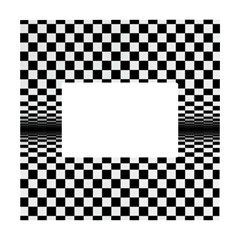 Art-optical-black-white-contrast White Box Photo Frame 4  X 6 
