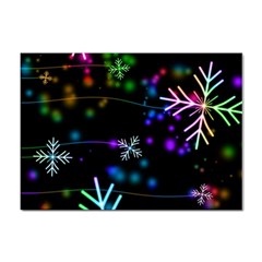 Snowflakes Snow Winter Christmas Sticker A4 (100 Pack) by Bedest